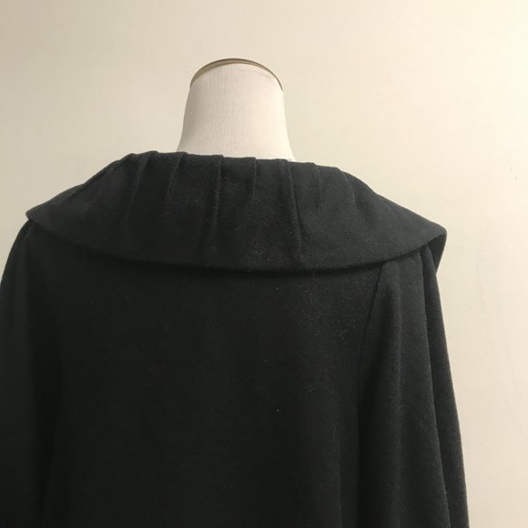 Diab'less black boho loose fit jacket coat T2 M - Picture 5 of 7